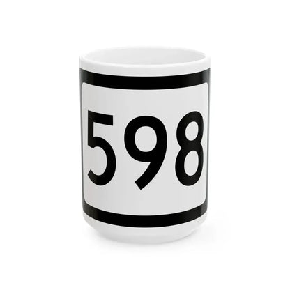 WV-598 (Virginia) (Road Sign) White Coffee Mug 15oz - Go Mug Yourself