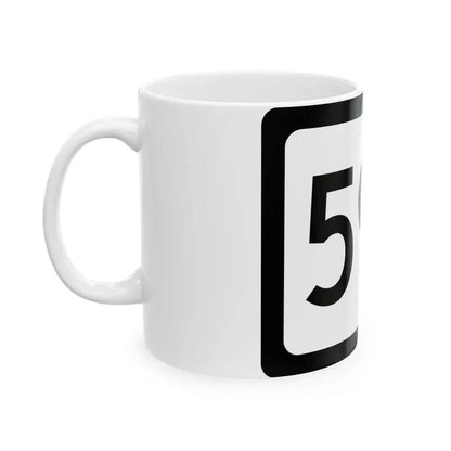 WV-598 (Virginia) (Road Sign) White Coffee Mug - Go Mug Yourself