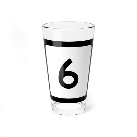 WV-6 (Virginia) (Road Sign) Pint Glass 16oz 16oz - Go Mug Yourself