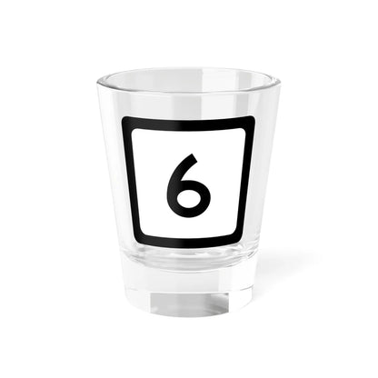 WV-6 (Virginia) (Road Sign) Shot Glass 1.5oz 1.5oz - Go Mug Yourself