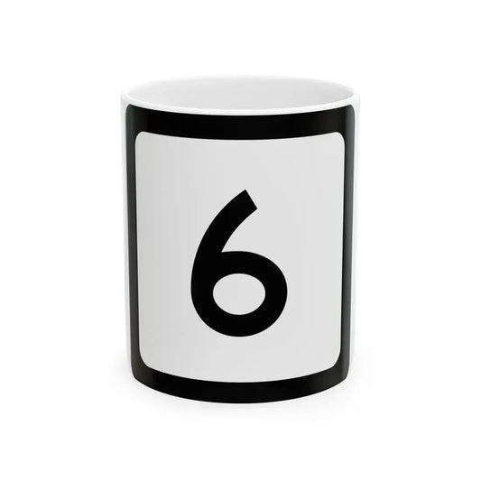 WV-6 (Virginia) (Road Sign) White Coffee Mug 11oz - Go Mug Yourself