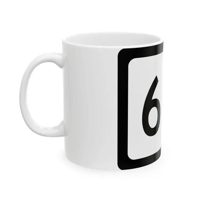 WV-601 (Virginia) (Road Sign) White Coffee Mug - Go Mug Yourself
