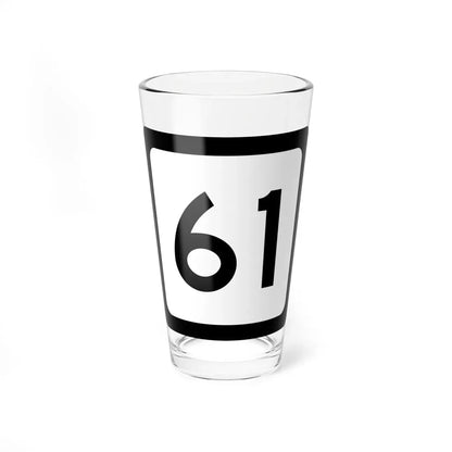 WV-61 (Virginia) (Road Sign) Pint Glass 16oz 16oz - Go Mug Yourself