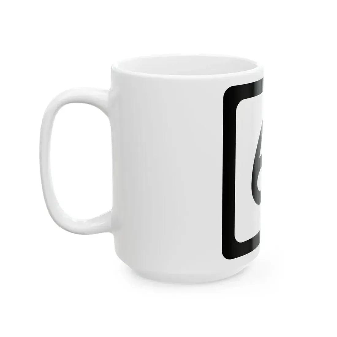 WV-61 (Virginia) (Road Sign) White Coffee Mug - Go Mug Yourself