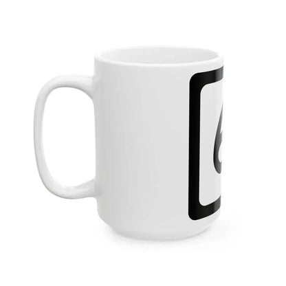 WV-61 (Virginia) (Road Sign) White Coffee Mug - Go Mug Yourself