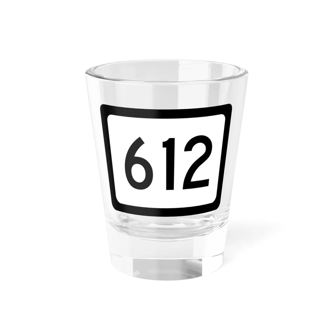 WV-612 (Virginia) (Road Sign) Shot Glass 1.5oz 1.5oz - Go Mug Yourself