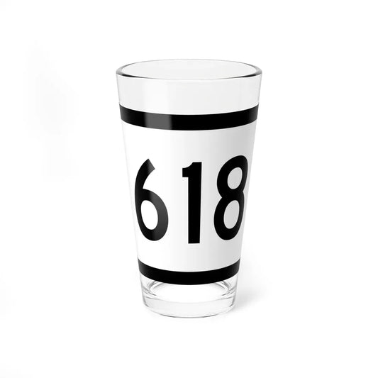 WV-618 (Virginia) (Road Sign) Pint Glass 16oz 16oz - Go Mug Yourself