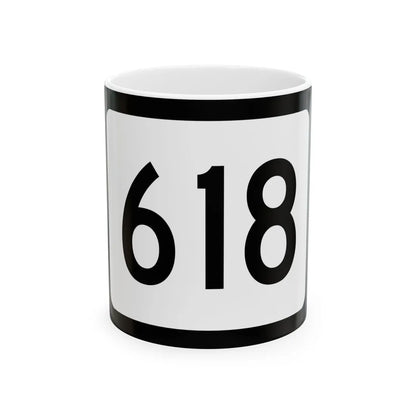 WV-618 (Virginia) (Road Sign) White Coffee Mug 11oz - Go Mug Yourself