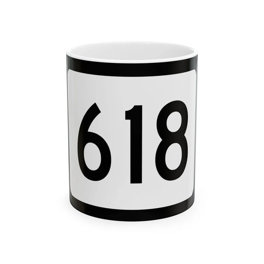 WV-618 (Virginia) (Road Sign) White Coffee Mug 11oz - Go Mug Yourself