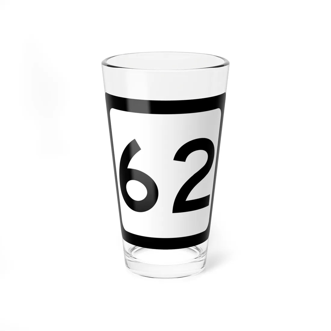 WV-62 (Virginia) (Road Sign) Pint Glss 16oz 16oz - Go Mug Yourself