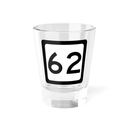 WV-62 (Virginia) (Road Sign) Shot Glass 1.5oz 1.5oz - Go Mug Yourself