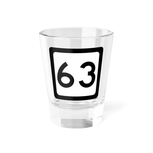 WV-63 (Virginia) (Road Sign) Shot Glass 1.5oz 1.5oz - Go Mug Yourself