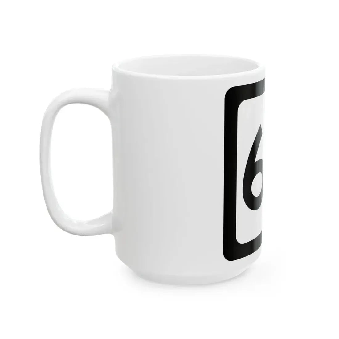 WV-63 (Virginia) (Road Sign) White Coffee Mug - Go Mug Yourself