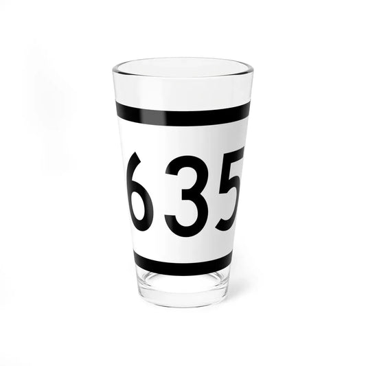 WV-635 (Virginia) (Road Sign) Pint Glass 16oz 16oz - Go Mug Yourself