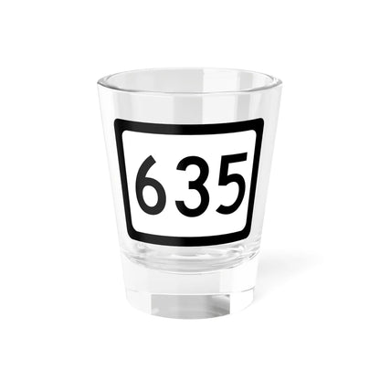 WV-635 (Virginia) (Road Sign) Shot Glass 1.5oz 1.5oz - Go Mug Yourself
