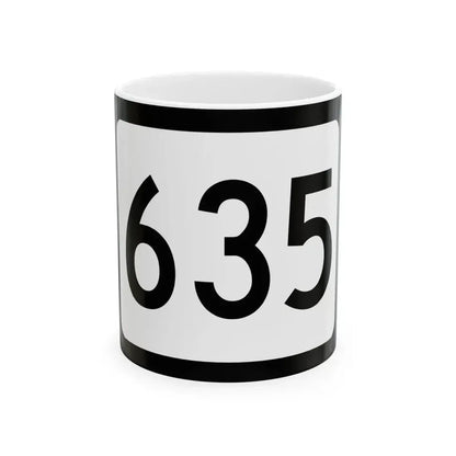 WV-635 (Virginia) (Road Sign) White Coffee Mug 11oz - Go Mug Yourself
