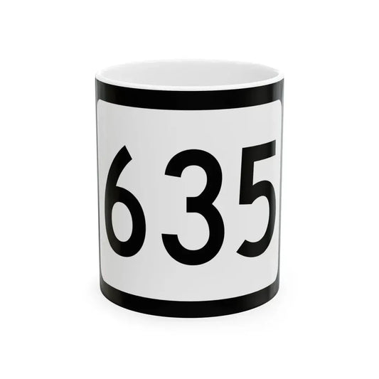 WV-635 (Virginia) (Road Sign) White Coffee Mug 11oz - Go Mug Yourself