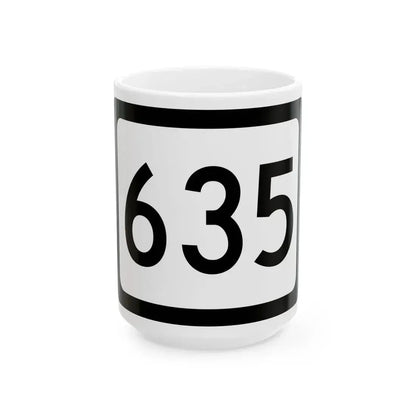 WV-635 (Virginia) (Road Sign) White Coffee Mug 15oz - Go Mug Yourself