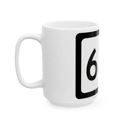 WV-635 (Virginia) (Road Sign) White Coffee Mug - Go Mug Yourself
