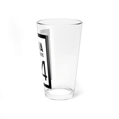 WV-64 1922 (Virginia) (Road Sign) Pint Glss 16oz - Go Mug Yourself