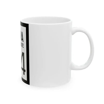 WV-64 1922 (Virginia) (Road Sign) White Coffee Mug - Go Mug Yourself