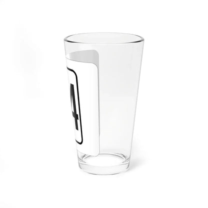 WV-64 1948 (Virginia) (Road Sign) Pint Glass 16oz - Go Mug Yourself