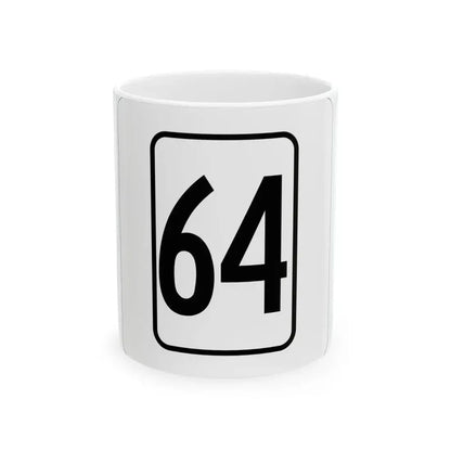 WV-64 1948 (Virginia) (Road Sign) White Coffee Mug 11oz - Go Mug Yourself