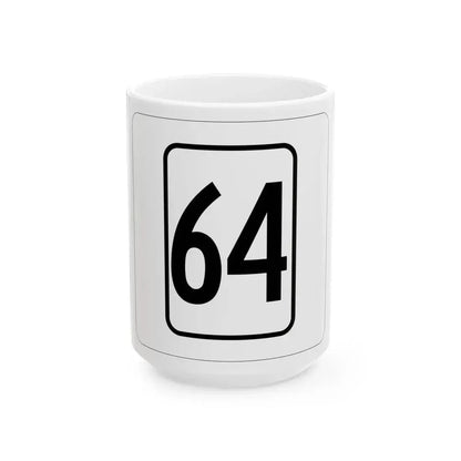 WV-64 1948 (Virginia) (Road Sign) White Coffee Mug 15oz - Go Mug Yourself