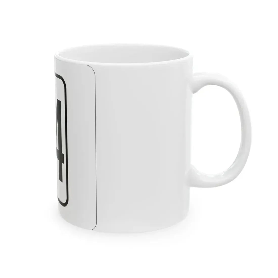 WV-64 1948 (Virginia) (Road Sign) White Coffee Mug - Go Mug Yourself