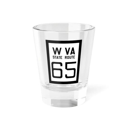 WV-65 1922 (Virginia) (Road Sign) Shot Glass 1.5oz 1.5oz - Go Mug Yourself