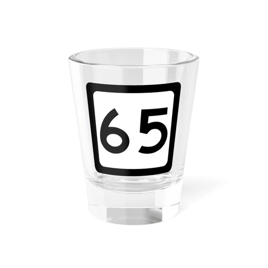 WV-65 (Virginia) (Road Sign) Shot Glass 1.5oz 1.5oz - Go Mug Yourself