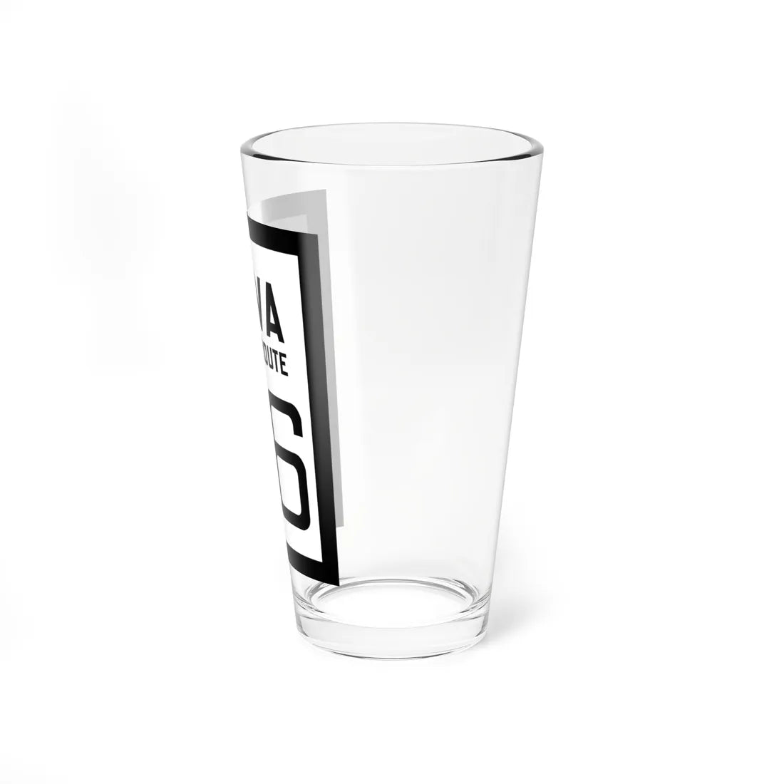 WV-66 1922 (Virginia) (Road Sign) Pint Glss 16oz - Go Mug Yourself