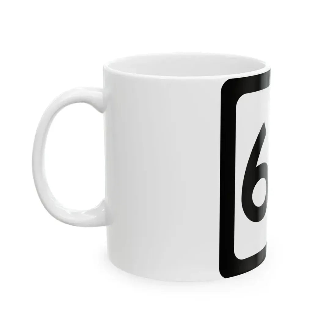 WV-66 (Virginia) (Road Sign) White Coffee Mug - Go Mug Yourself