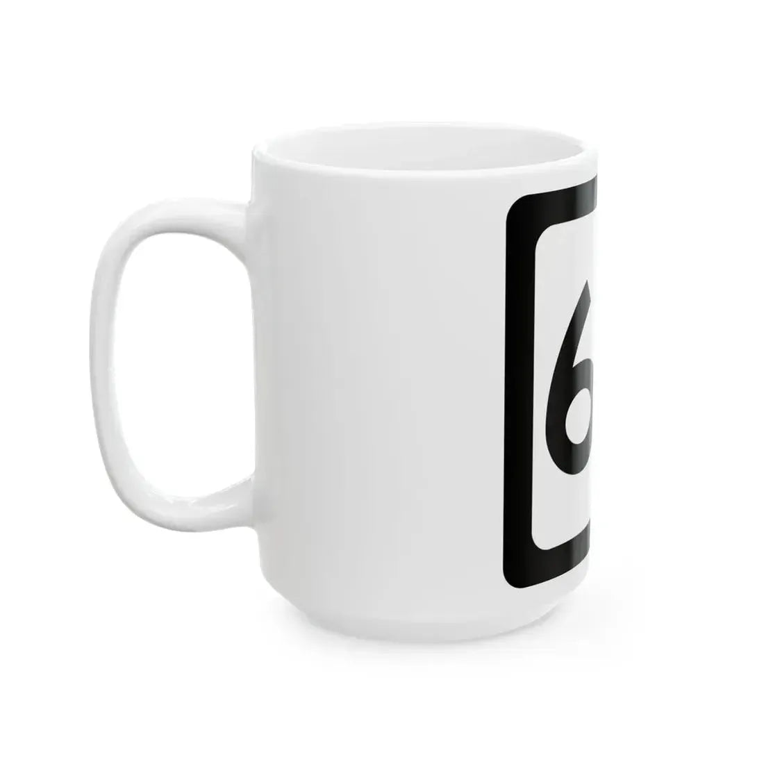 WV-66 (Virginia) (Road Sign) White Coffee Mug - Go Mug Yourself