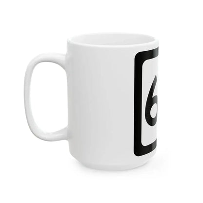 WV-66 (Virginia) (Road Sign) White Coffee Mug - Go Mug Yourself