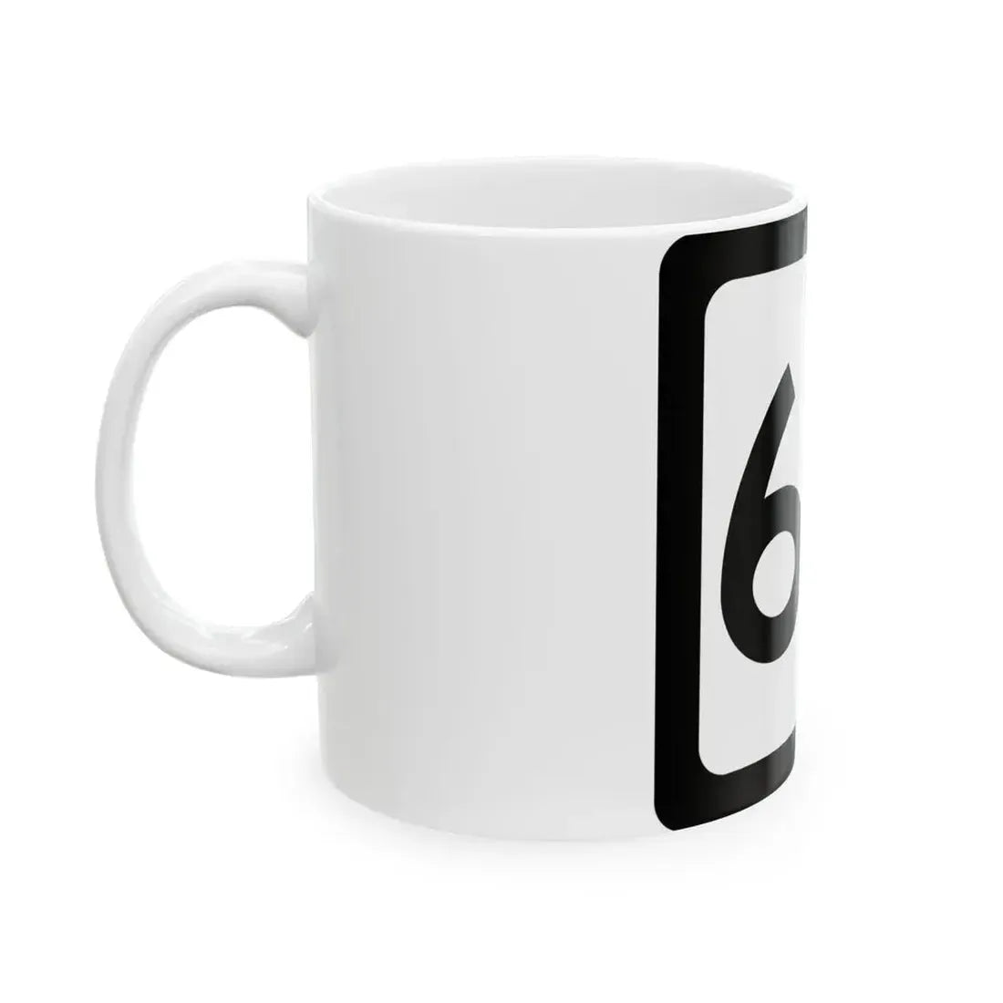 WV-69 (Virginia) (Road Sign) White Coffee Mug - Go Mug Yourself