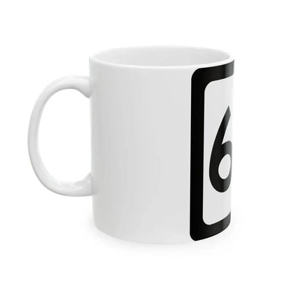 WV-69 (Virginia) (Road Sign) White Coffee Mug - Go Mug Yourself