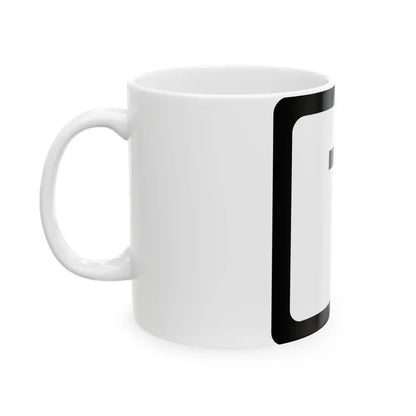 WV-7 (Virginia) (Road Sign) White Coffee Mug - Go Mug Yourself