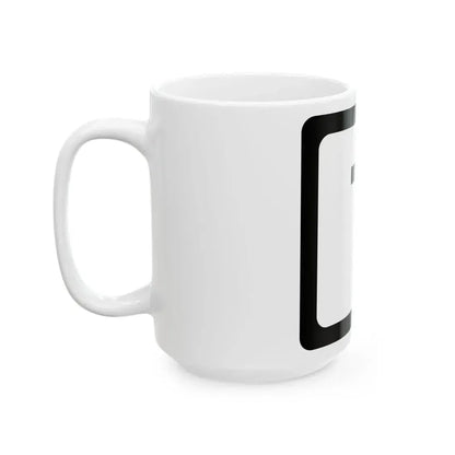 WV-7 (Virginia) (Road Sign) White Coffee Mug - Go Mug Yourself