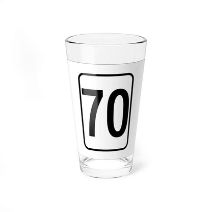 WV-70 1948 (Virginia) (Road Sign) Pint Glass 16oz 16oz - Go Mug Yourself