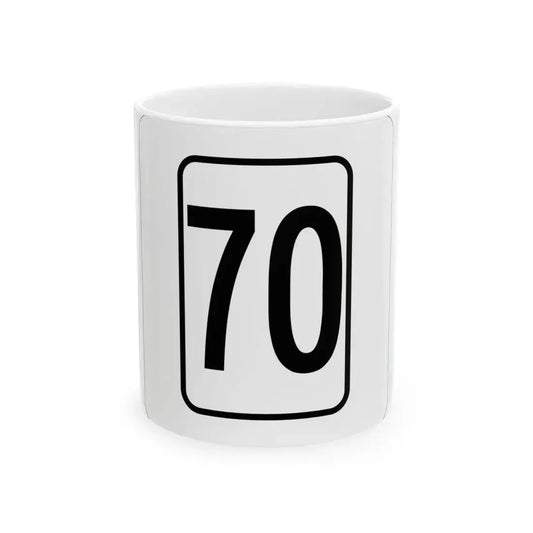 WV-70 1948 (Virginia) (Road Sign) White Coffee Mug 11oz - Go Mug Yourself