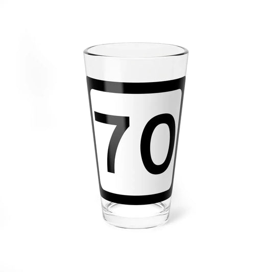 WV-70 (Virginia) (Road Sign) Pint Glass 16oz 16oz - Go Mug Yourself