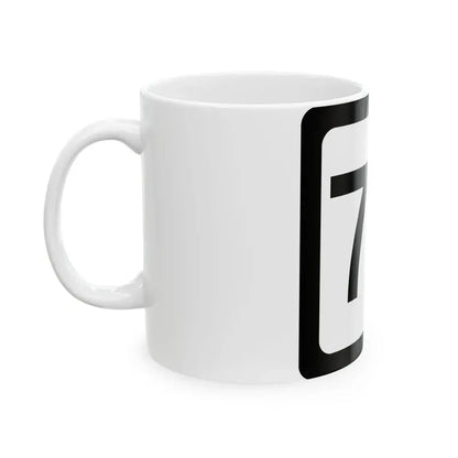 WV-70 (Virginia) (Road Sign) White Coffee Mug - Go Mug Yourself