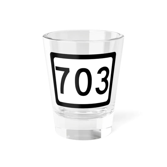 WV-703 (Virginia) (Road Sign) Shot Glass 1.5oz 1.5oz - Go Mug Yourself