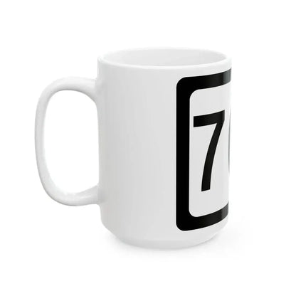 WV-703 (Virginia) (Road Sign) White Coffee Mug - Go Mug Yourself