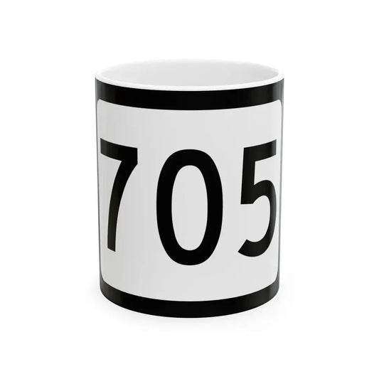WV-705 (Virginia) (Road Sign) White Coffee Mug 11oz - Go Mug Yourself