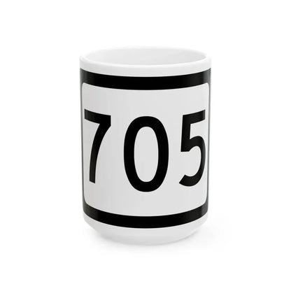 WV-705 (Virginia) (Road Sign) White Coffee Mug 15oz - Go Mug Yourself