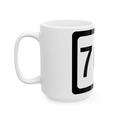 WV-705 (Virginia) (Road Sign) White Coffee Mug - Go Mug Yourself