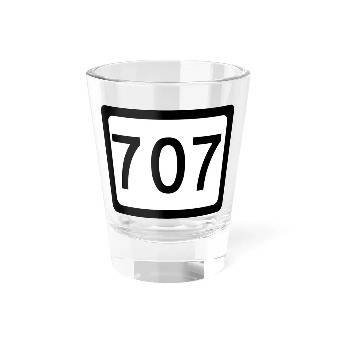WV-707 (Virginia) (Road Sign) Shot Glass 1.5oz 1.5oz - Go Mug Yourself