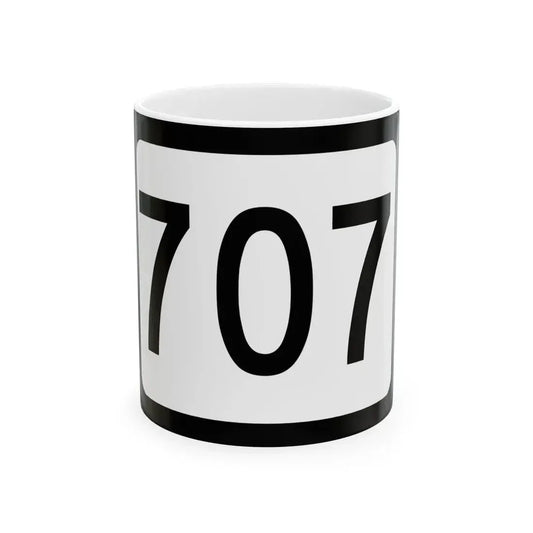 WV-707 (Virginia) (Road Sign) White Coffee Mug 11oz - Go Mug Yourself